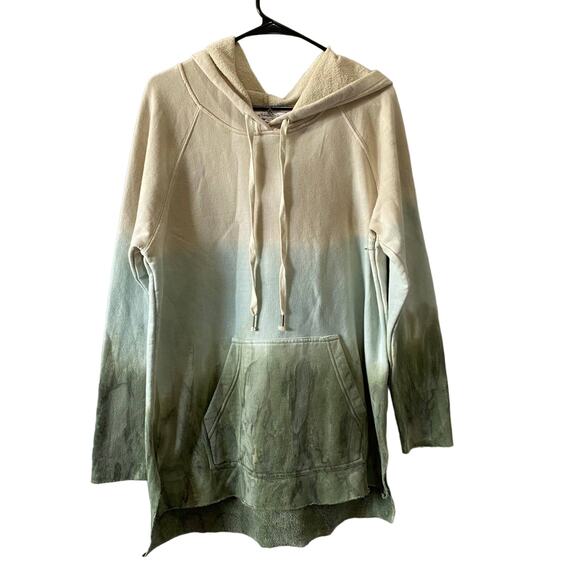 Young Fabulous and Broke NWOT green tie dye  hoodie sweatshirt - Picture 1 of 9